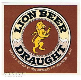 lion breweries wellington - lion beer draught