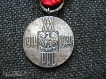 medal 30 lat PRL