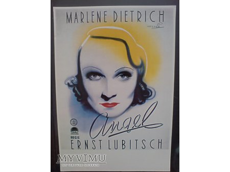 Marlene Dietrich plakat ANIOŁ Ernst'a Lubitscha