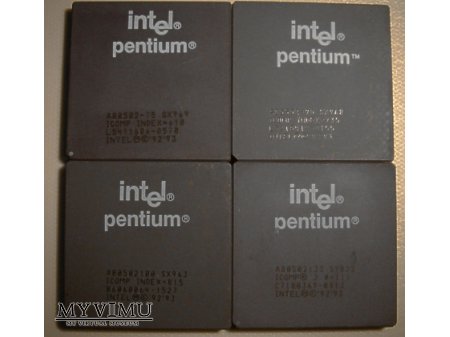 Duże zdjęcie Procesory Intel PENTIUM I