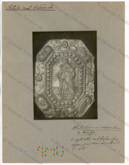 Blacha tłoczona z wizerunkiem św. Wasylego