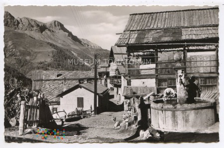 Duże zdjęcie Alpy - Route de La Grave - droga - lata 50-te