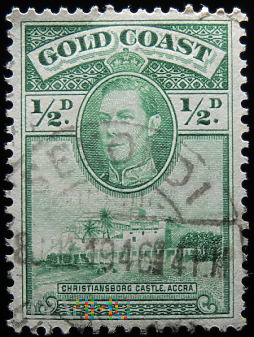 Gold Coast 1/2d Jerzy VI