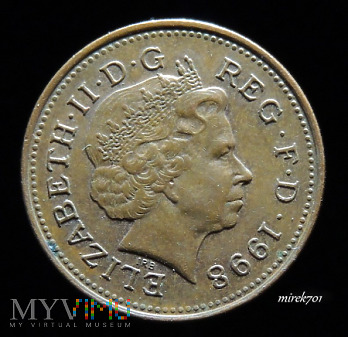 1 Pens 1998 Elizabeth II One Penny