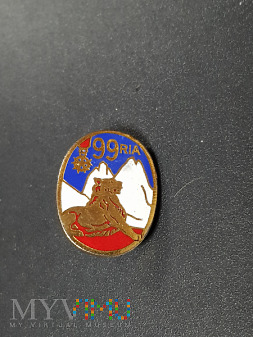 Odznaka 99 Pułk Piechoty Alpejskiej - Francja