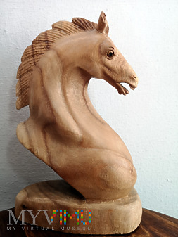 drewniana głowa konia
