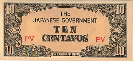 Filipiny - 10 centavos (1942)
