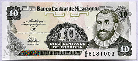 Nikaragua 10 centavos 1991