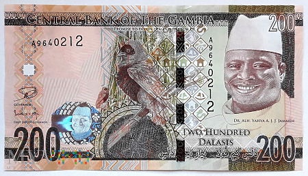 GAMBIA 200 dalasis 2015