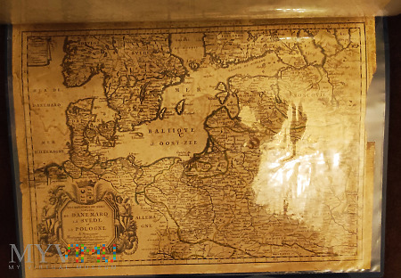 Duże zdjęcie Mapa Królestwa Północne 1667 roku