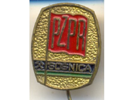Duże zdjęcie PZPR-odznaki kopalniane