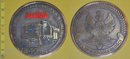Medal kolejowy - związkowy Dnia Masz. PKP CARGO