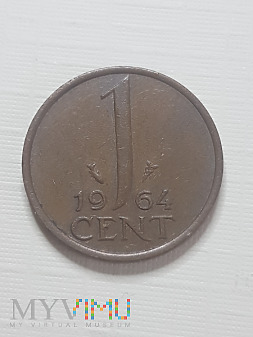 Holandia- 1 cent 1964 r.