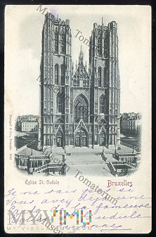 Brussels - Kościół św. Guduli - 1903