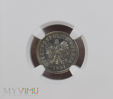 20 groszy 1991- NGC MS67