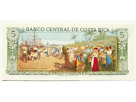 Kostaryka- 10 Colonów UNC