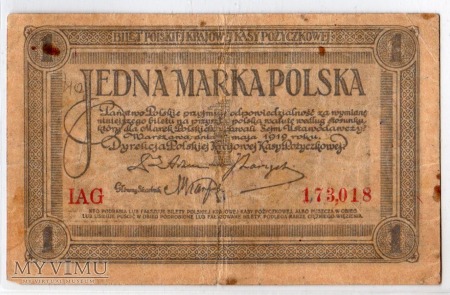 17.05.1919 - 1 Marka Polska