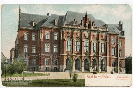 Kraków - Uniwersytet - Collegium Novum - 1906
