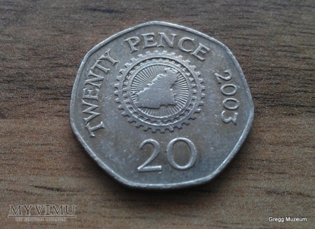 20 Pence-Bailiwick of Guernsey 2003