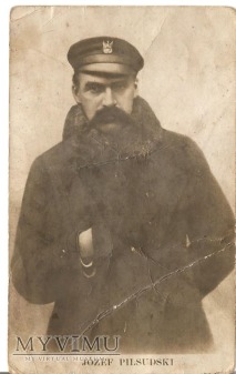 Duże zdjęcie Pocztówka - Józef Piłsudski