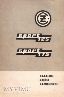Duże zdjęcie ČZ 476 477. Katalog części z 1972 r.