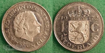 Holandia, 1972, 1 gulden