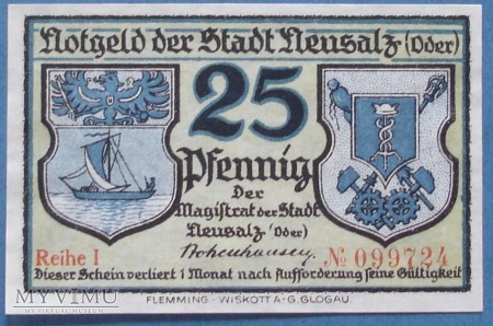25 Pfennig 1920 - Neusalz ( Oder ) - Nowa Sol