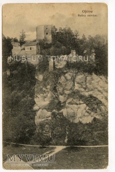 Zamek w Ojcowie - przed 1909