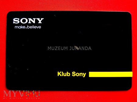 Karta członkowska Klubu Sony