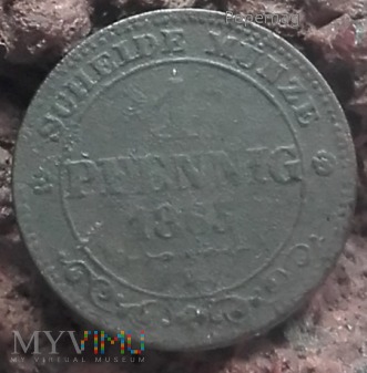 Duże zdjęcie 1 Pfennig 1865