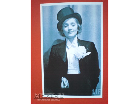 Duże zdjęcie Marlene Dietrich Pocztówka Chiny 2011 n.14