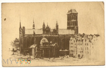 Duże zdjęcie Gdańsk - Kaplica Królewska i kościół N.M.Panny.a
