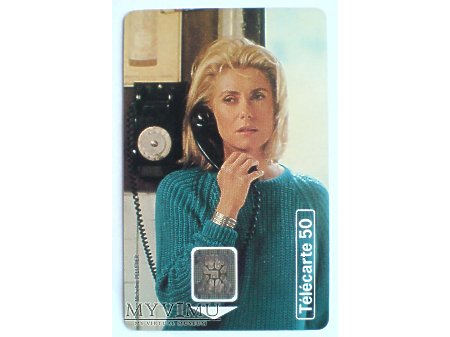 CATHERINE DENEUVE karta telefoniczna 1995