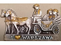 Magnes z dorożką w Warszawie