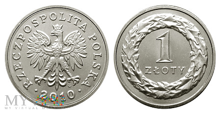 Duże zdjęcie 1 złoty, 2010