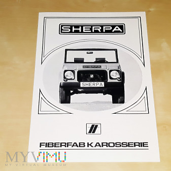 Prospekt Fiberfab Sherpa 1975