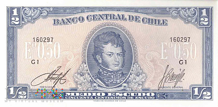 Chile - 0,5 escudo (1962)