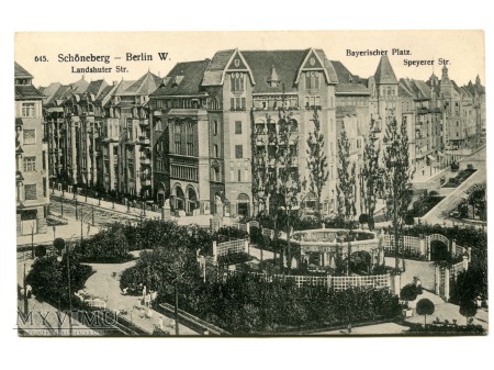 Duże zdjęcie 1912 Schöneberg BERLIN Bayerischer Platz