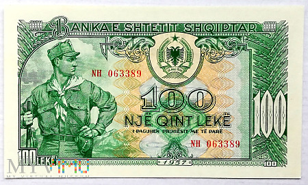 Albania 100 leke 1957