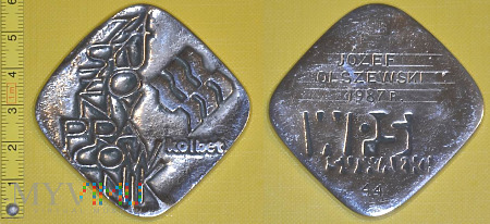 Medal kolejowy - firmowy WPS Suwałki