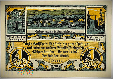 Eschershausen 1 Mk 1921