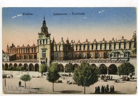 Kraków - Rynek - Sukiennice - 1918