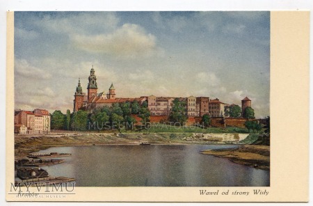 Kraków - Wawel od strony Wisły - lata 30-te
