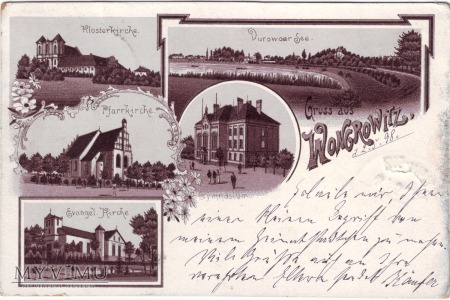 Wągrowiec - litografia 1898 rok