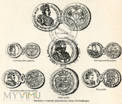Monety z czasów Jana III Sobieskiego