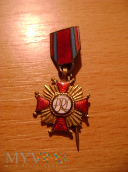 Złoty Krzyż Zasługi PRL miniaturka