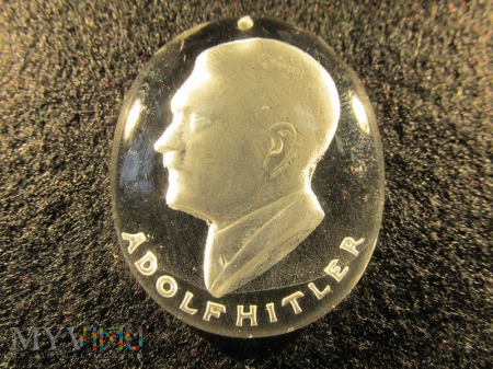 Szklane medaliony-KWHW Adolf Hitler
