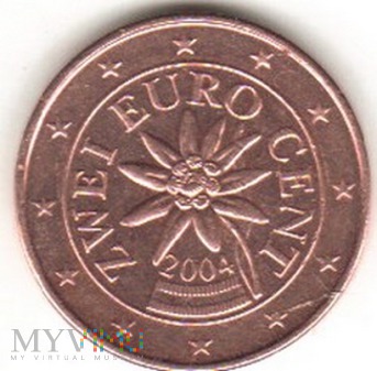 2 EURO CENT 2004