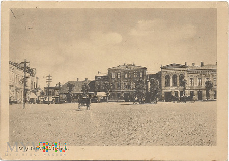 Wągrowiec - Rynek 1933 rok