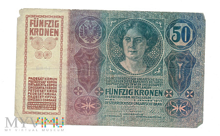 Austria - 50 koron, 1914r.